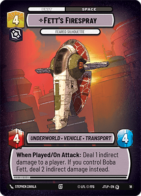 Fett's Firespray JTLP 18