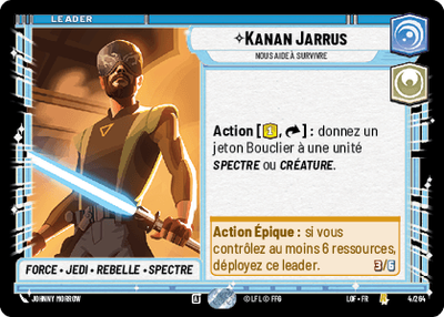 Kanan Jarrus - carte Star Wars Unlimited