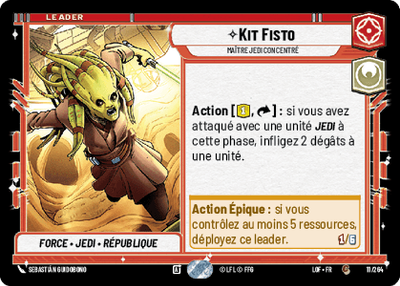 Kit Fisto - carte Star Wars Unlimited