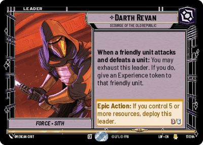 Darth Revan, Scourge of the Old Republic