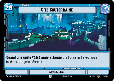 Cité Souterraine - carte Star Wars Unlimited