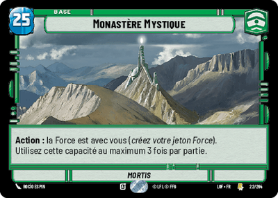 Monastère Mystique - carte Star Wars Unlimited