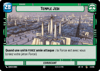 Temple Jedi - carte Star Wars Unlimited