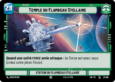 Temple du Flambeau Stellaire - carte Star Wars Unlimited