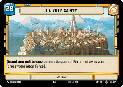 La Ville Sainte - carte Star Wars Unlimited