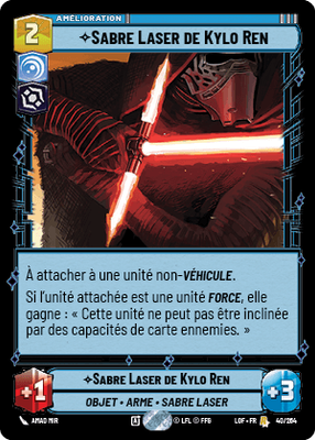 Sabre Laser de Kylo Ren - carte Star Wars Unlimited