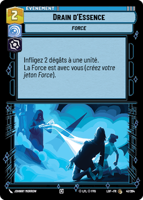 Drain d'Essence - carte Star Wars Unlimited