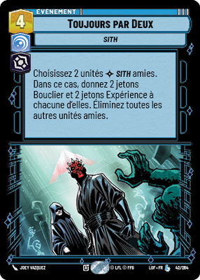 Toujours par Deux - carte Star Wars Unlimited