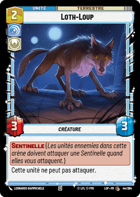 Loth-Loup - carte Star Wars Unlimited