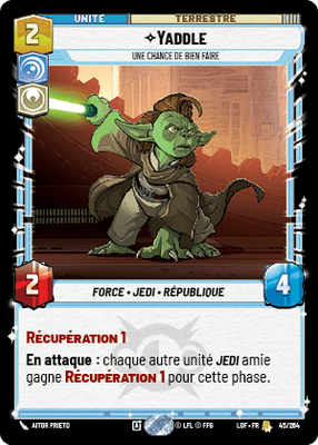 Yaddle - carte Star Wars Unlimited