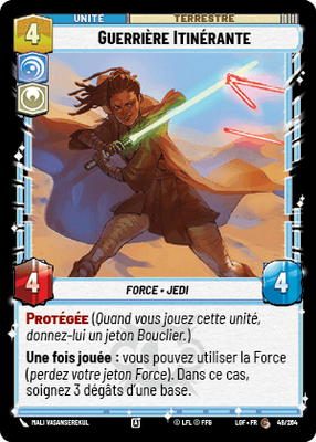 Guerrière Itinérante - carte Star Wars Unlimited
