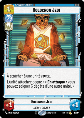 Holocron Jedi - carte Star Wars Unlimited