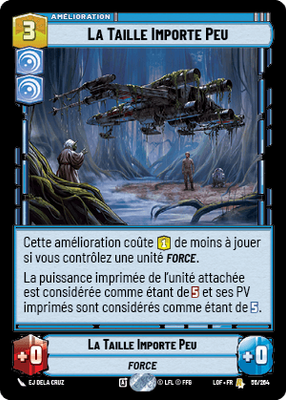 La Taille Importe Peu - carte Star Wars Unlimited
