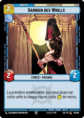 Gardien des Whills - carte Star Wars Unlimited