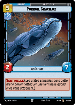 Purrgil Gracieux - carte Star Wars Unlimited