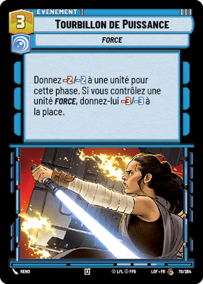 Tourbillon de Puissance - carte Star Wars Unlimited