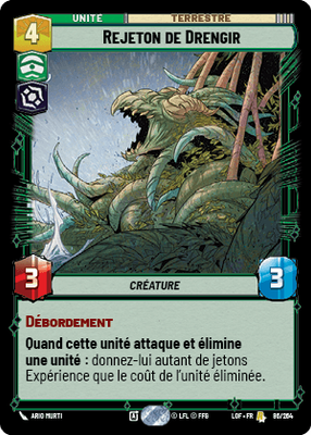 Rejeton de Drengir - carte Star Wars Unlimited