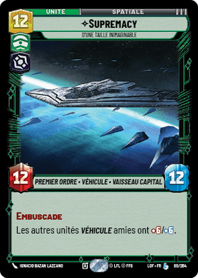 Supremacy - carte Star Wars Unlimited
