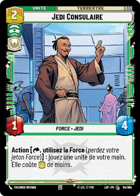 Jedi Consulaire - carte Star Wars Unlimited