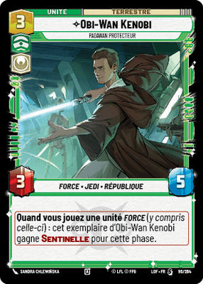 Obi-Wan Kenobi - carte Star Wars Unlimited