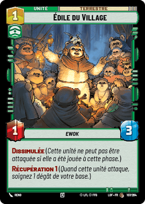 Édile du Village - carte Star Wars Unlimited