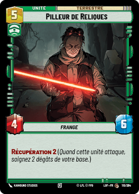 Pilleur de Reliques - carte Star Wars Unlimited