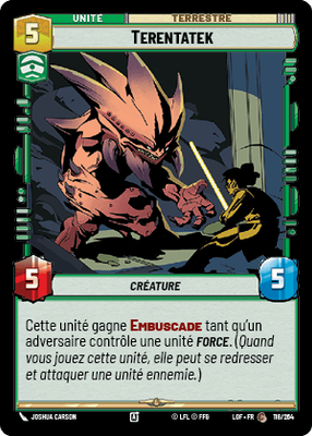Terentatek - carte Star Wars Unlimited