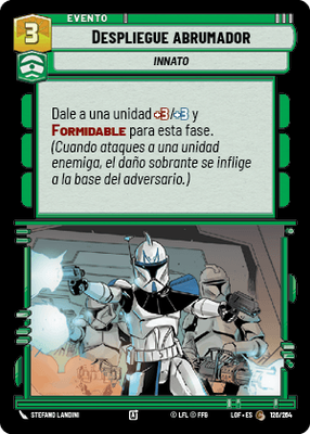 Despliegue abrumador