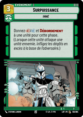 Surpuissance - carte Star Wars Unlimited