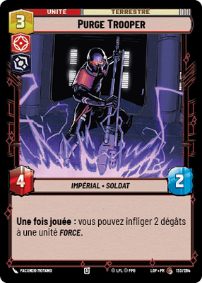 Purge Trooper - carte Star Wars Unlimited
