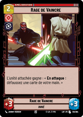 Rage de Vaincre - carte Star Wars Unlimited