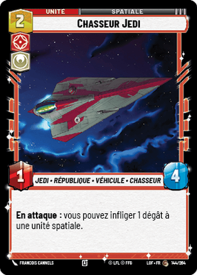 Chasseur Jedi - carte Star Wars Unlimited