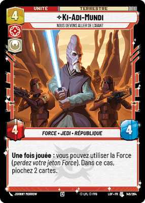 Ki-Adi-Mundi - carte Star Wars Unlimited