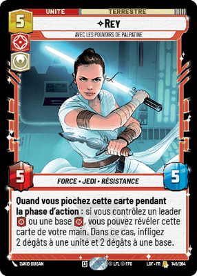 Rey - carte Star Wars Unlimited