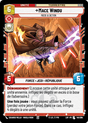 Mace Windu - carte Star Wars Unlimited