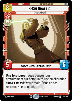 Cin Drallig - carte Star Wars Unlimited