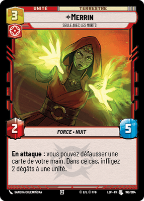 Merrin - carte Star Wars Unlimited
