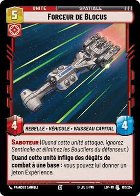 Forceur de Blocus - carte Star Wars Unlimited