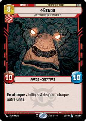 Bendu - carte Star Wars Unlimited
