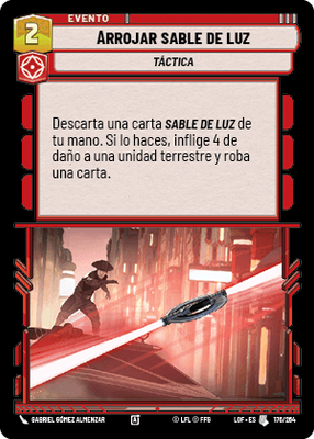 Arrojar sable de luz