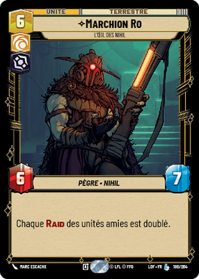 Marchion Ro - carte Star Wars Unlimited