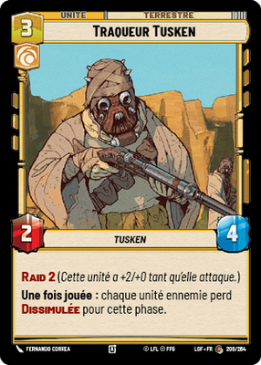 Traqueur Tusken - carte Star Wars Unlimited