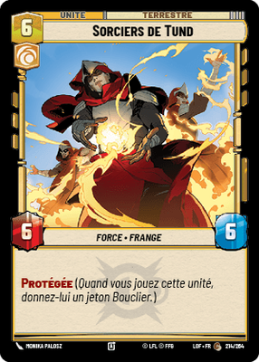 Sorciers de Tund - carte Star Wars Unlimited