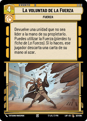 La voluntad de la Fuerza