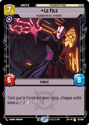 Le Fils - carte Star Wars Unlimited