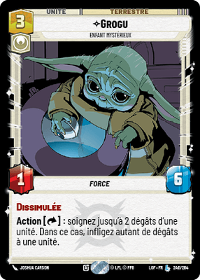 Grogu - carte Star Wars Unlimited