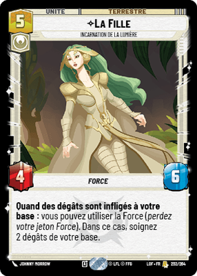 La Fille - carte Star Wars Unlimited