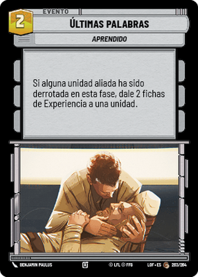 Últimas palabras