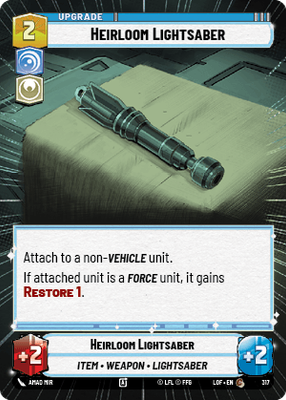 Heirloom Lightsaber LOF 317