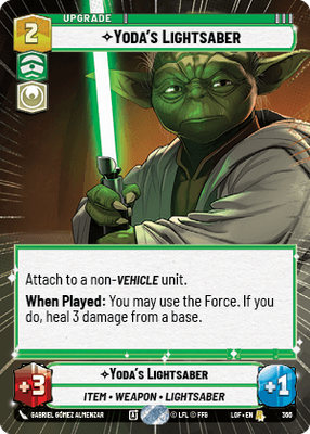 Yoda's Lightsaber LOF 366